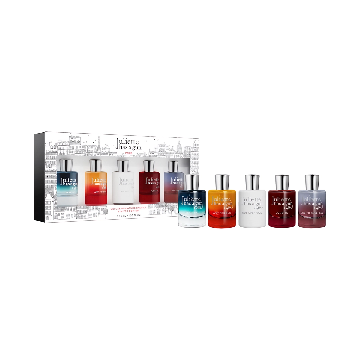 Set Miniaturas Deluxe 5 x 8 ml - Juliette has a Gun - Dperfumes.cl