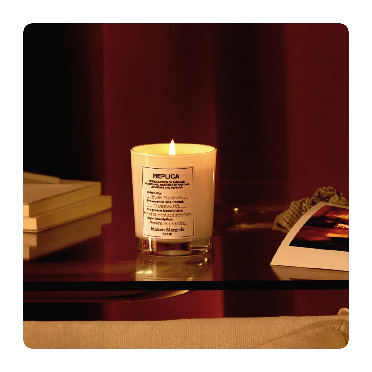 Vela Perfumada Replica - By the Fireplace 165 g - Maison Margiela